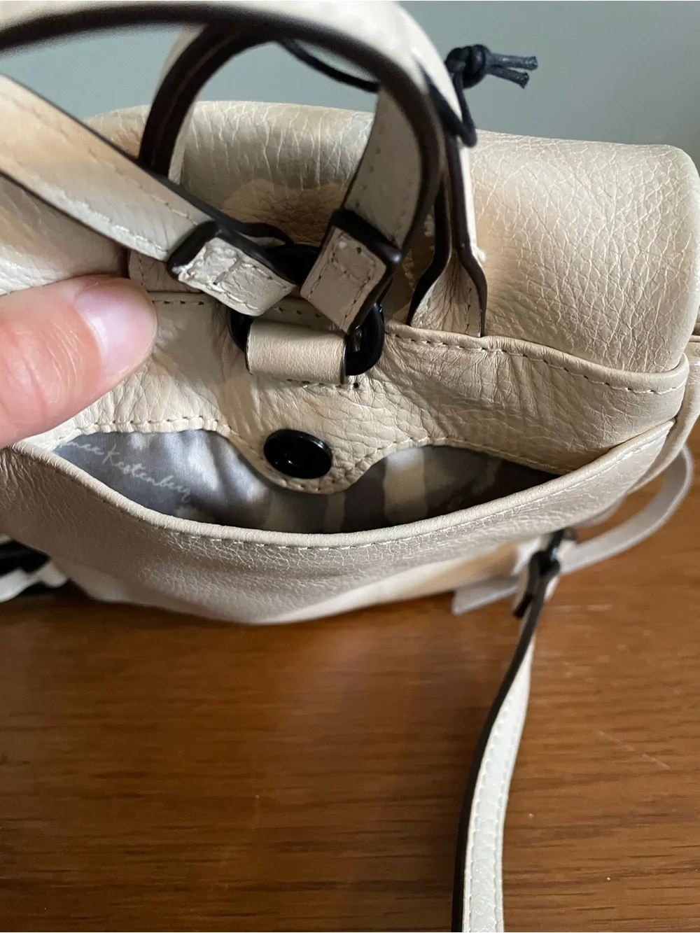 Aimee Kestenberg Leather Bali Mini Backpack Sandy Tassel Zipper Everyday NWT